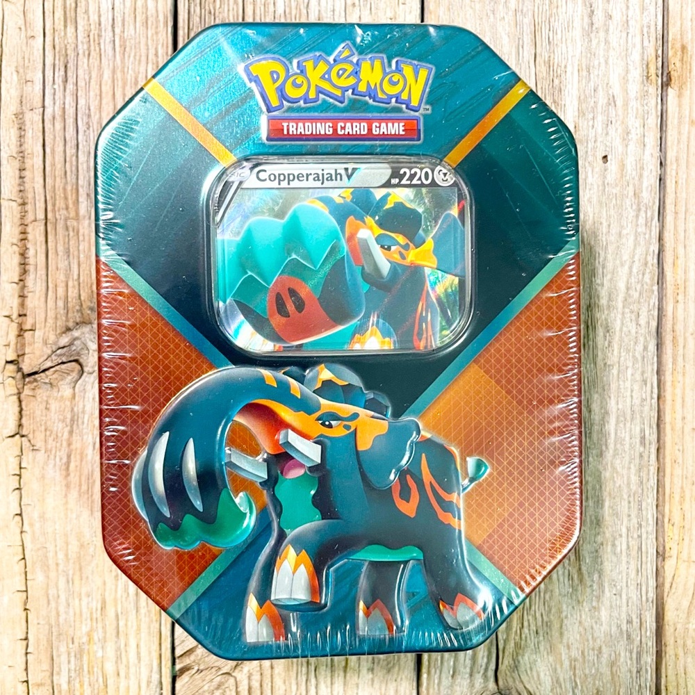 283.💎⭐️NEW FACTORY SEALED 2020 Pokemon TCG -Galar Challengers Tin (Copperajah V)